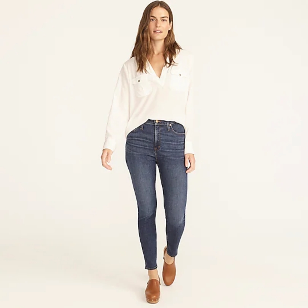 J. Crew Curvy Toothpick Jean in Dryden Wash